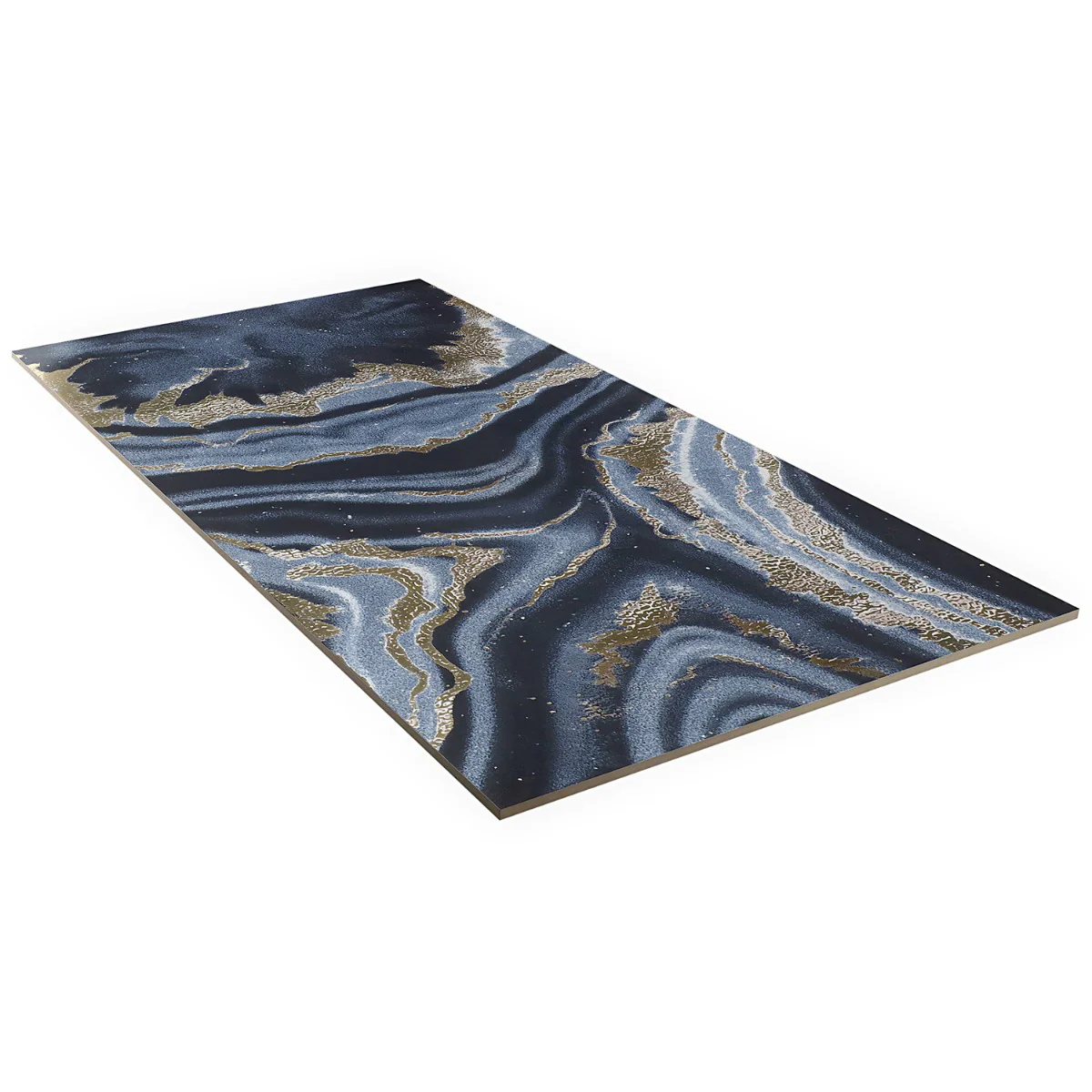 Tilebar Agate Art Night Black 24x48 Polished Porcelain Tile - Image 5