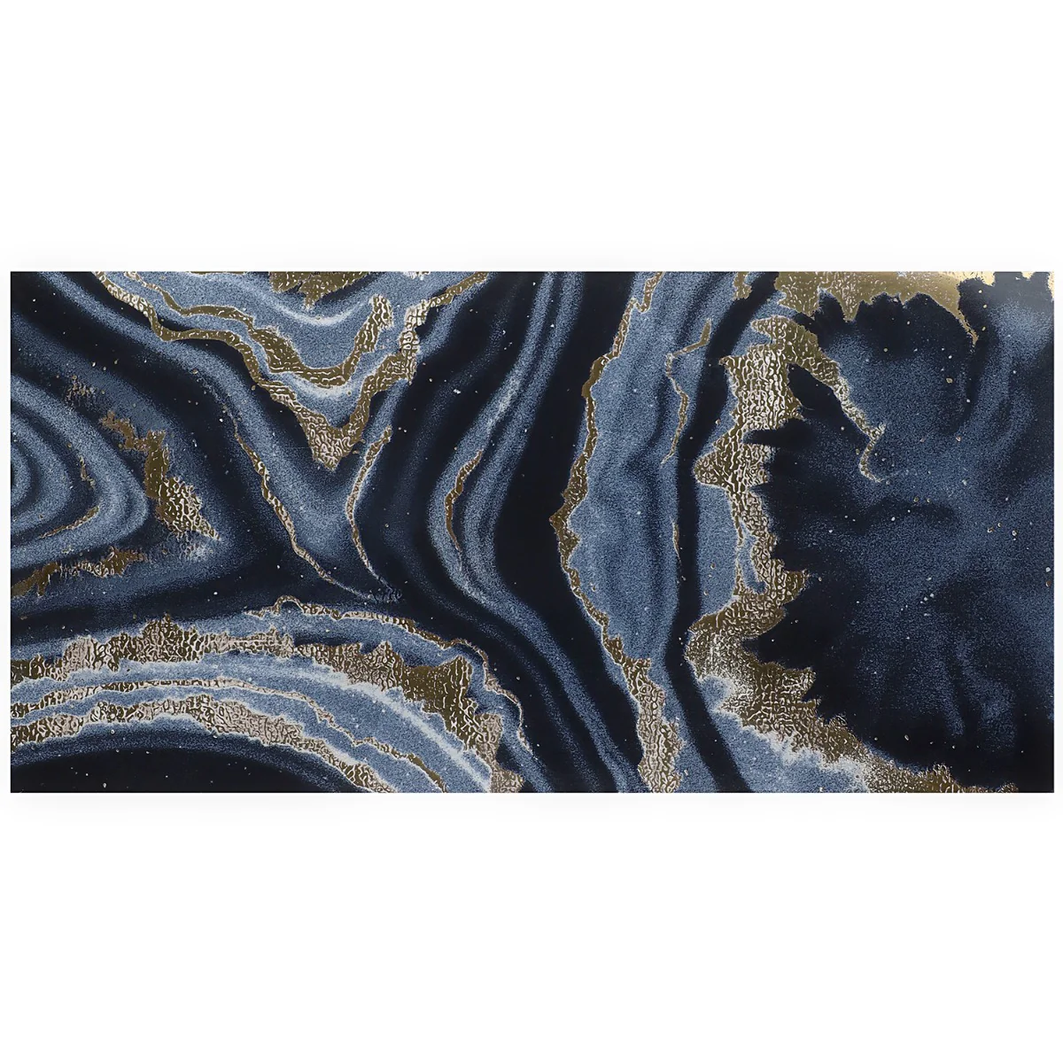 Tilebar Agate Art Night Black 24x48 Polished Porcelain Tile - Image 9