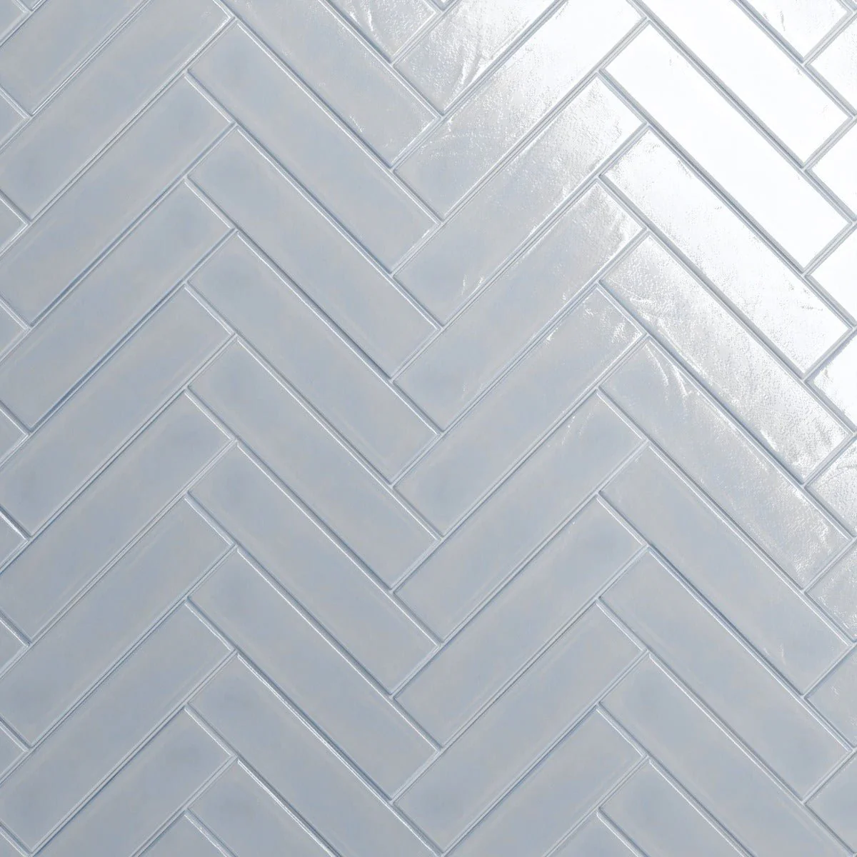 ArtBlock Azure Light Blue Glossy Porcelain Tile 4x16 by Stacy Garcia - Image 5