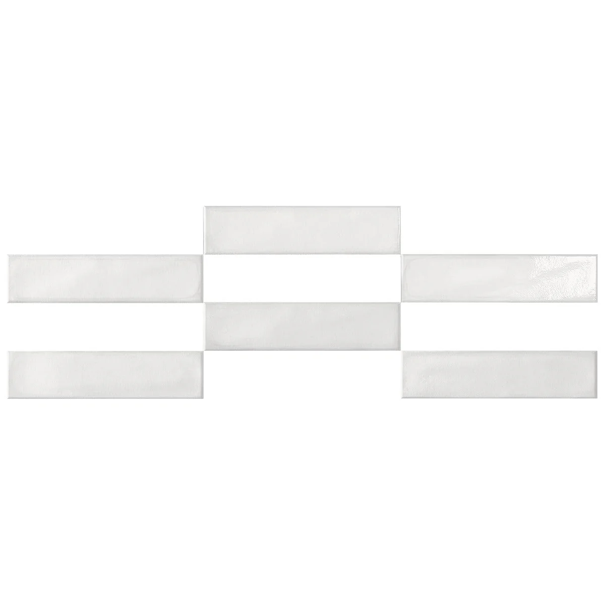 ArtBlock Bianco White 4x16 Glossy Porcelain Tile by Stacy Garcia - Image 8
