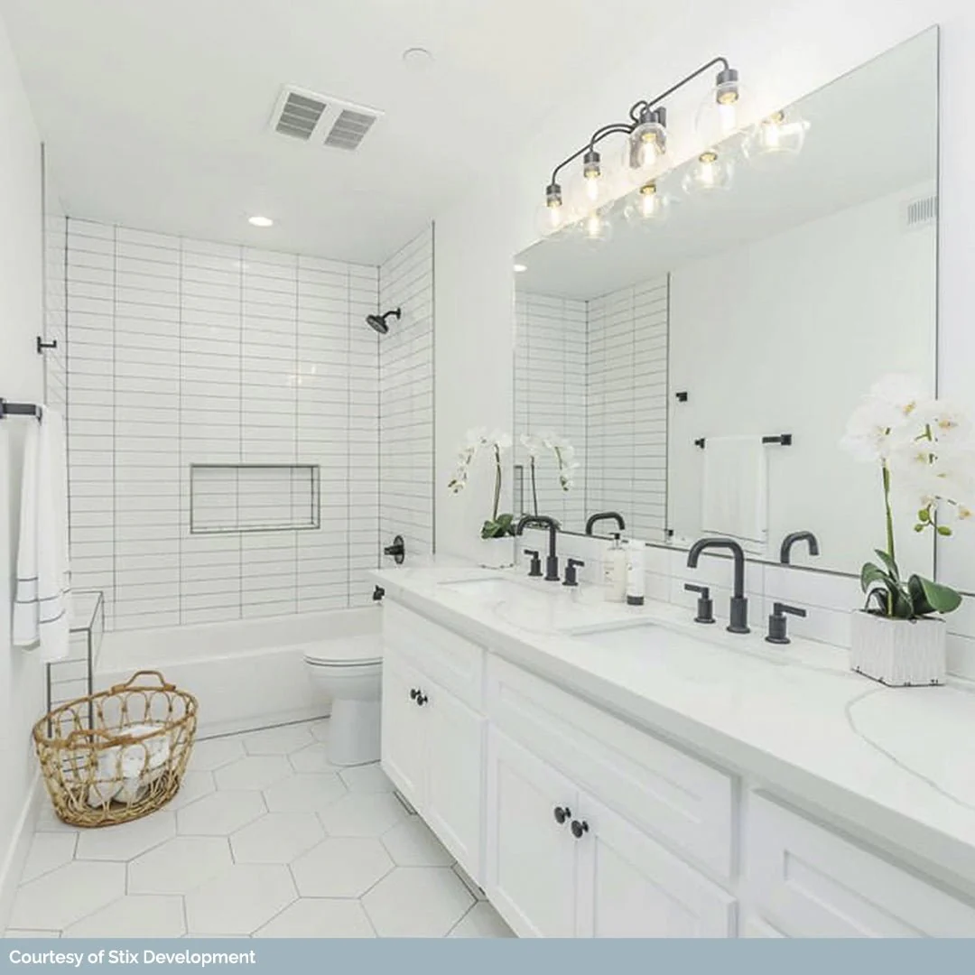 Tilebar Basic White 4x12 Polished Ceramic Subway Wall Tile