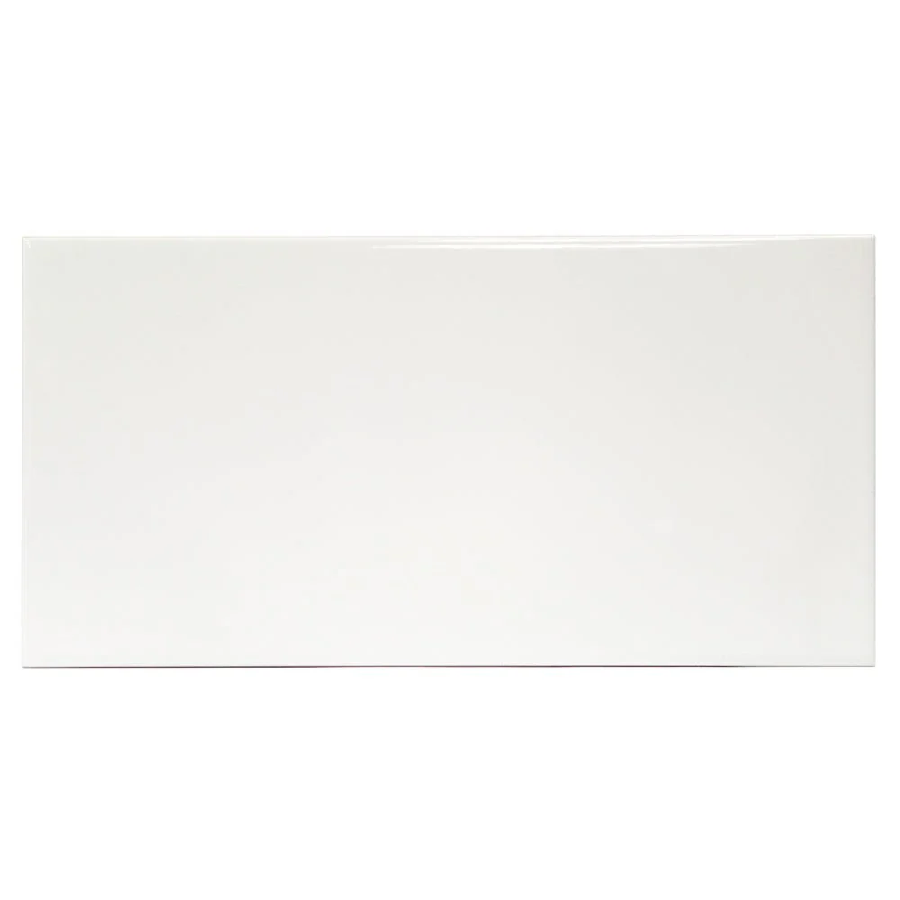 Tilebar Basic White 8x16 Polished Ceramic Subway Wall Tile - Image 3