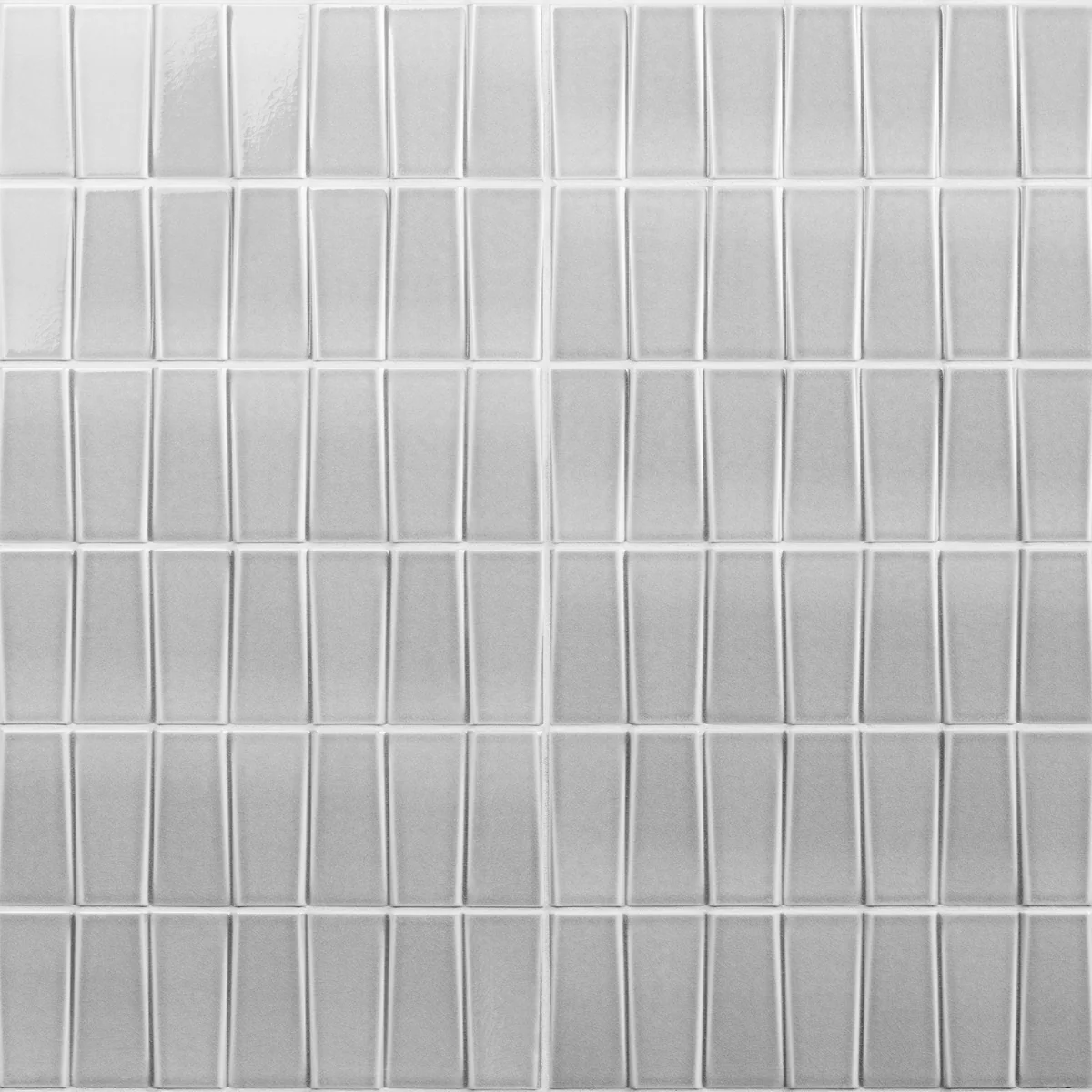 Tilebar Colorplay Steps Gray 4.5x18 3D Crackled Glossy Ceramic Tile - Image 3