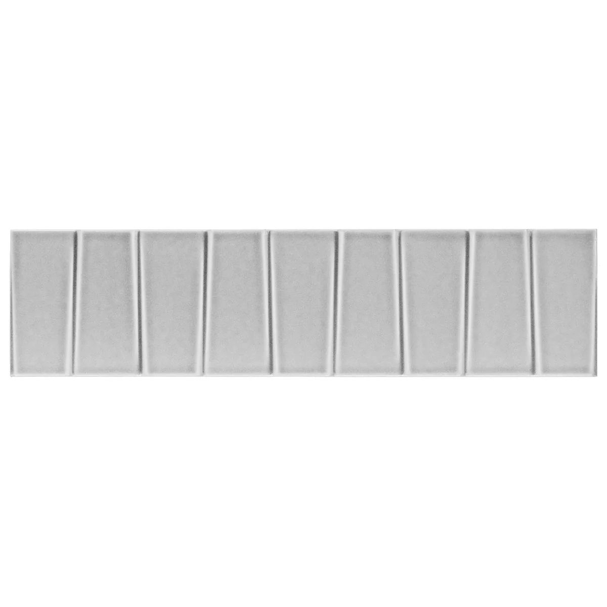 Tilebar Colorplay Steps Gray 4.5x18 3D Crackled Glossy Ceramic Tile - Image 4