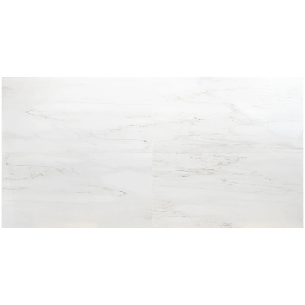 Tilebar DreamStone Dolomite Snow White 24x48 Polished Porcelain Tile - Image 3