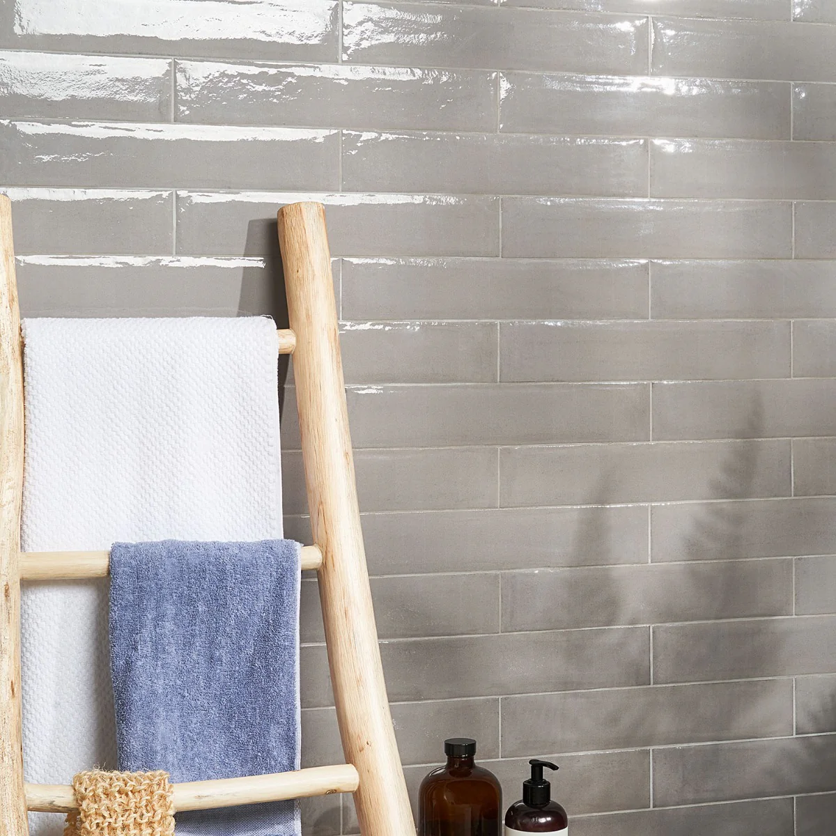 Tilebar Grigio Gray 3x16 Polished Porcelain Subway Tile - Image 2