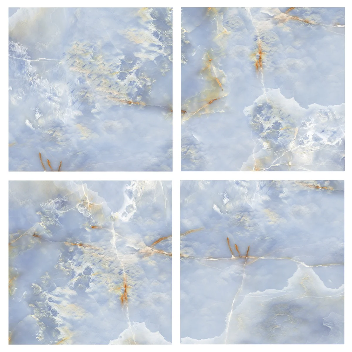 Tilebar Lumina Onyx Caspian Blue 24x24 Polished Porcelain Tile - Image 8