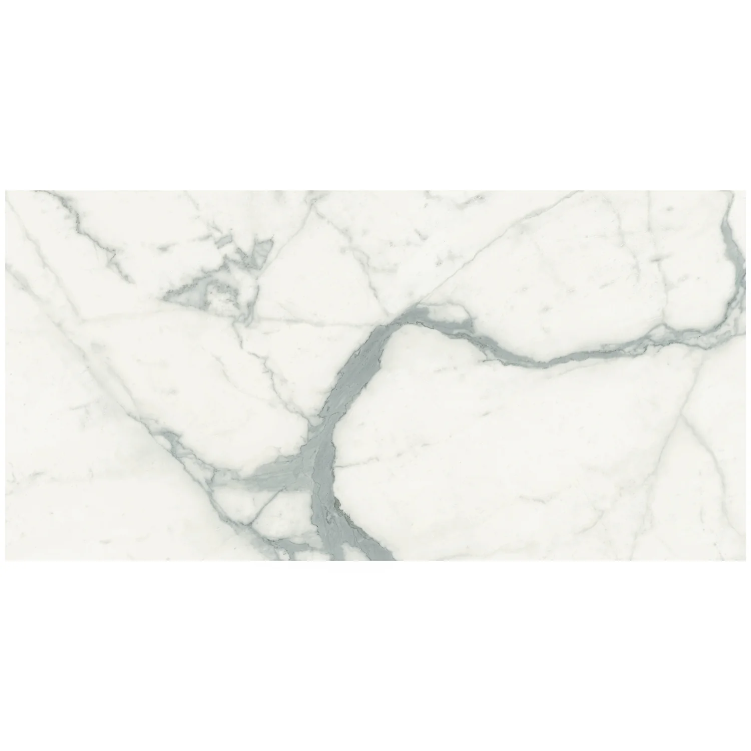 TileBar Marmi Slim Bianco Venato 30x60 Polished Porcelain Slab