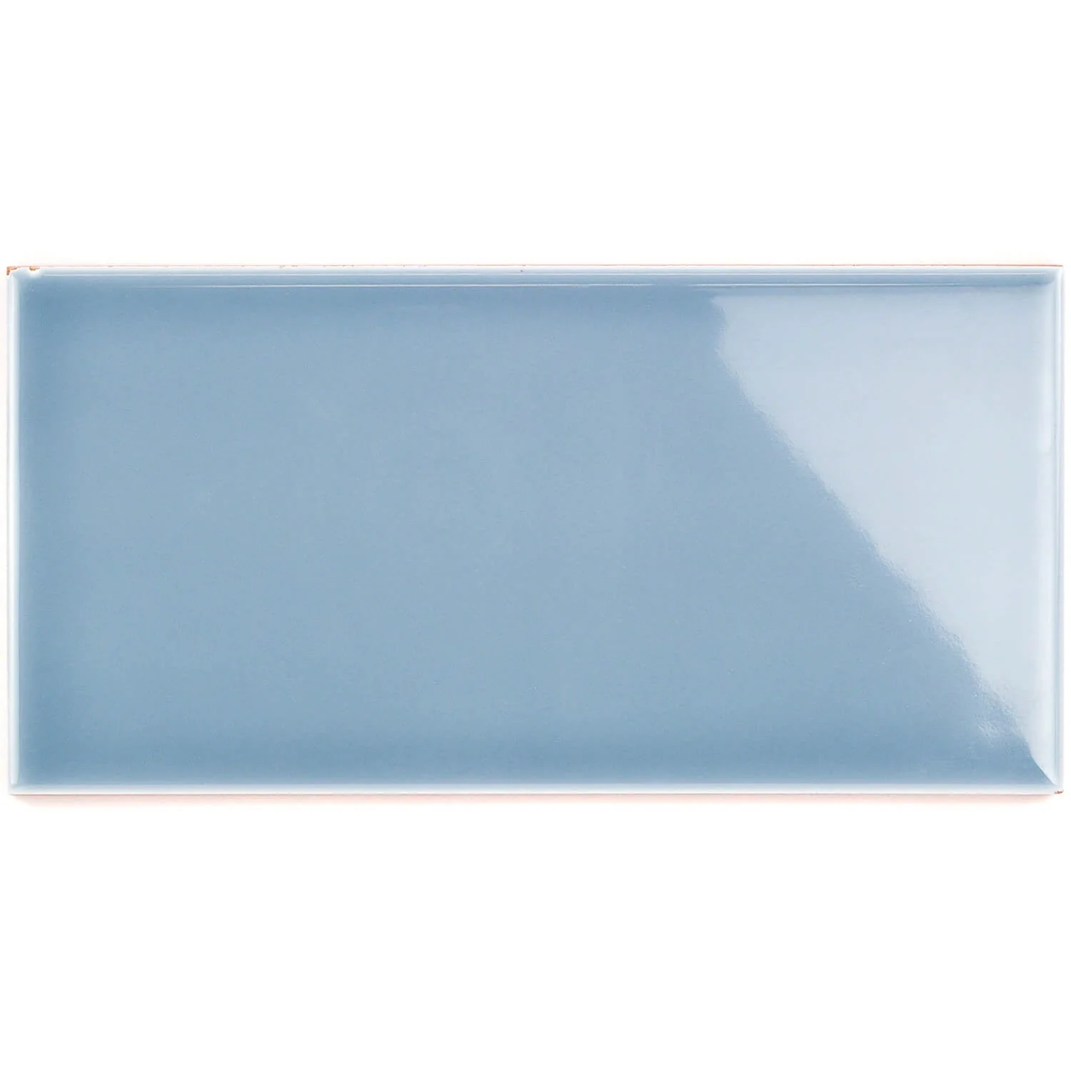 Vector Azul Blue 4x8 Polished Ceramic Subway Wall Tile - Image 3