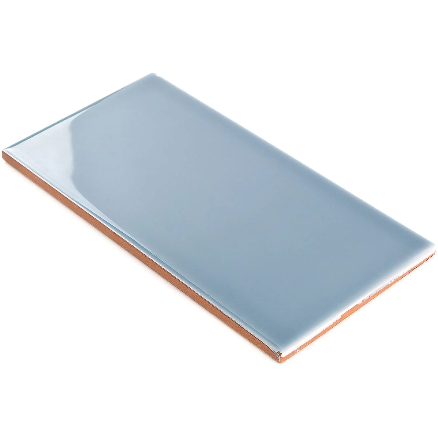 Vector Azul Blue 4x8 Polished Ceramic Subway Wall Tile - Image 4