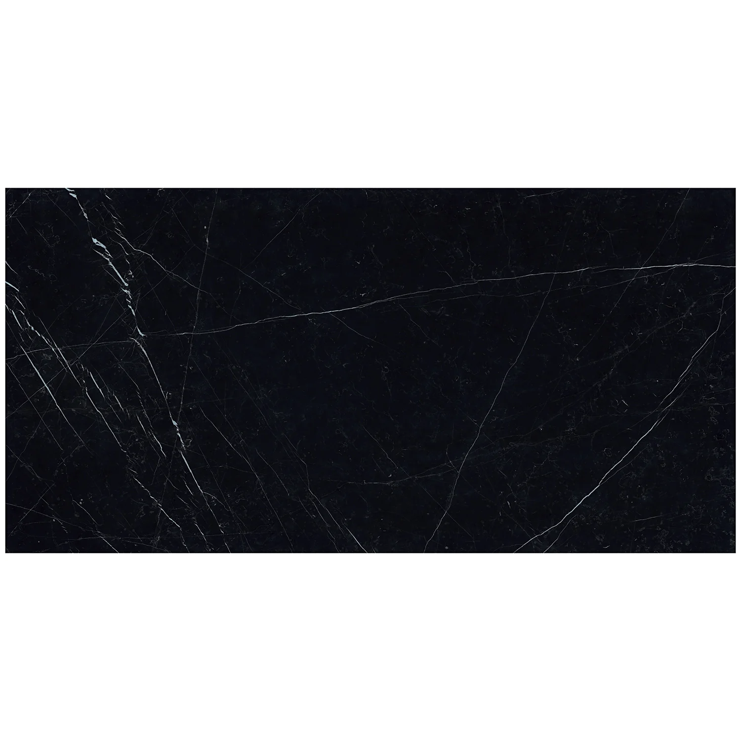 TileBarXL Marmi Slim Black Marquina 30x60 Polished Porcelain Slab - Image 3