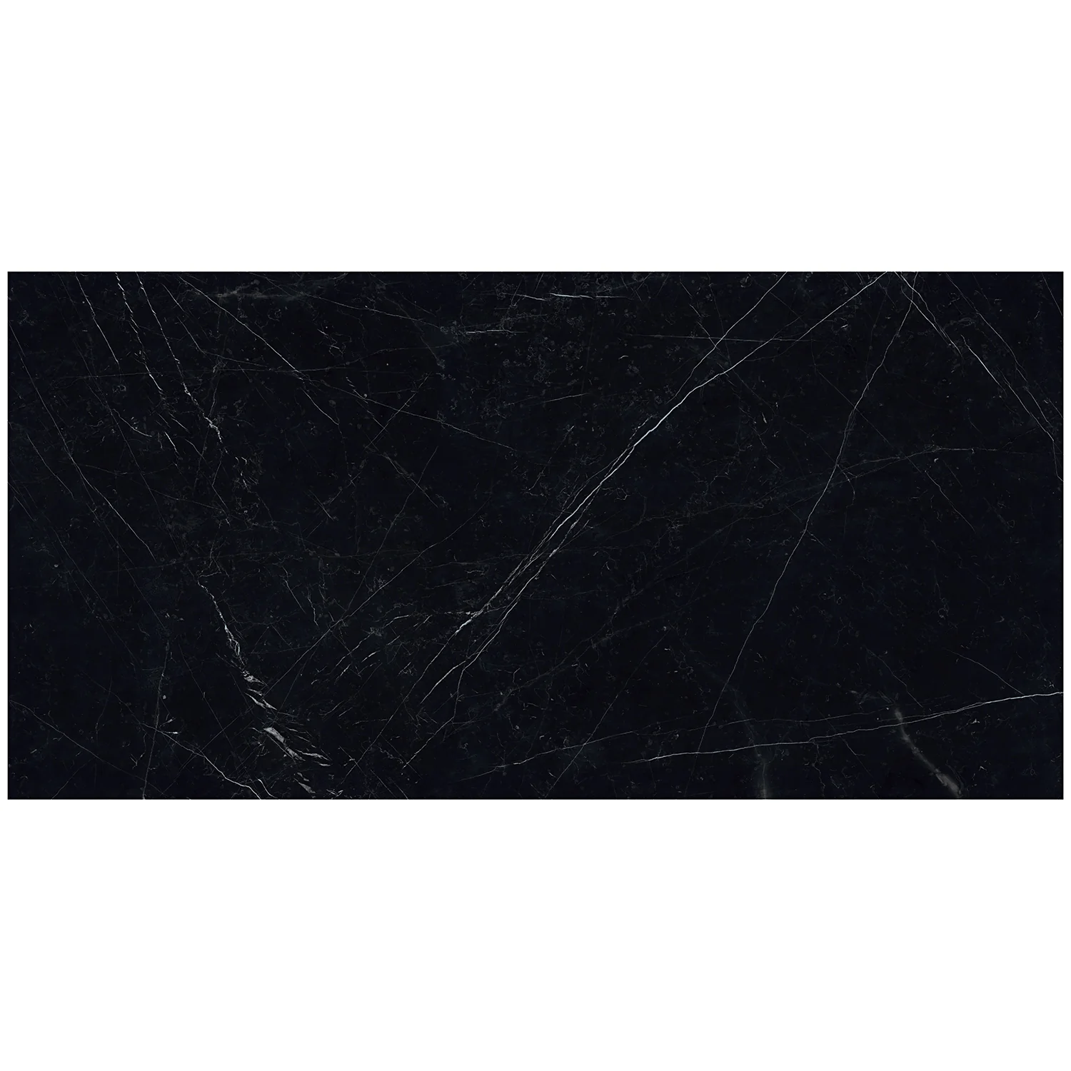 TileBarXL Marmi Slim Black Marquina 30x60 Polished Porcelain Slab - Image 5