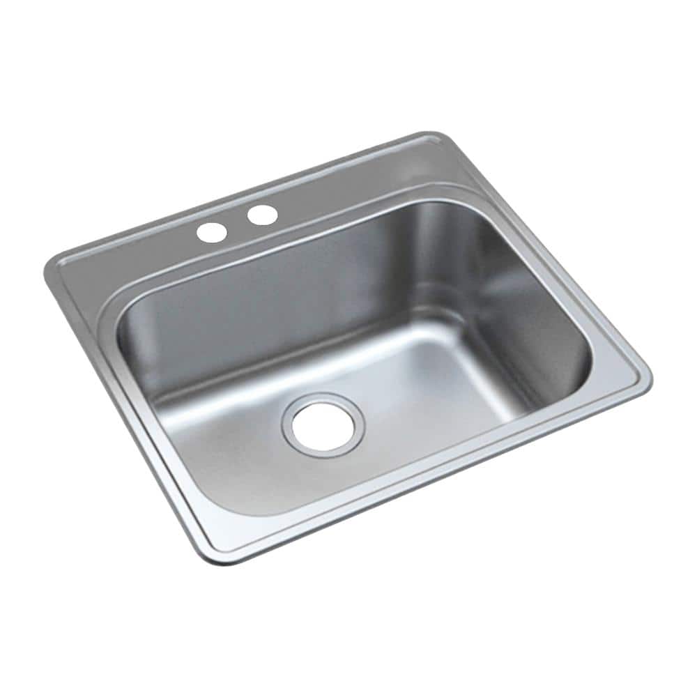 Transolid Meridian 25" x 22" x 12" Stainless Steel Drop-In Laundry Utility Sink Kit - Image 9