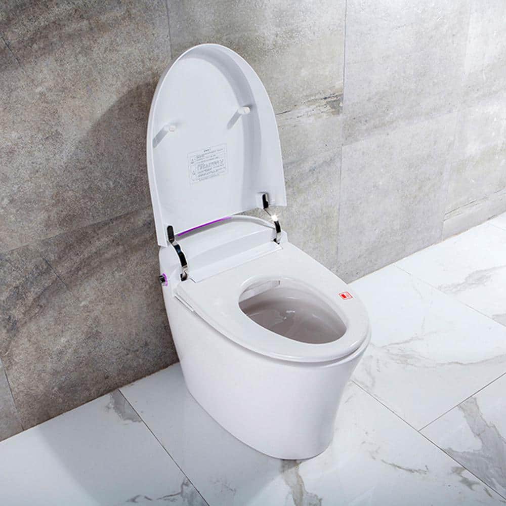Transolid Rosemary 1-Piece Dual Flush Elongated Smart Toilet Bidet - Image 7