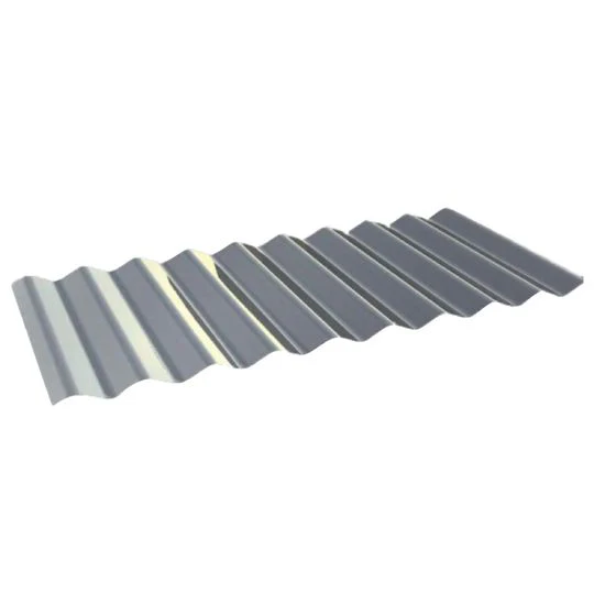 TRI-BUILT 1-1/4 in. x 12 ft Utility Gauge Galvanized Corrugated Roofing Panel