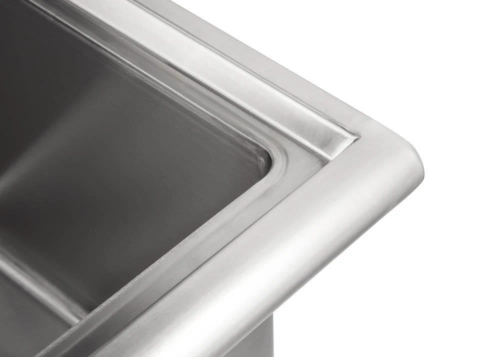 TRINITY NSF Certified 24-in Stainless Steel Freestanding Utility Tub with Faucet - Image 7