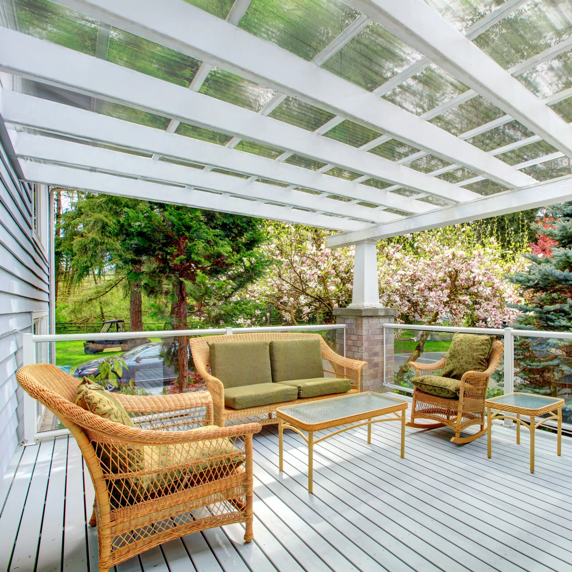 Tuftex PolyCarb 2.17-ft x 6-ft Corrugated Clear Polycarbonate Roof Panel - Image 4