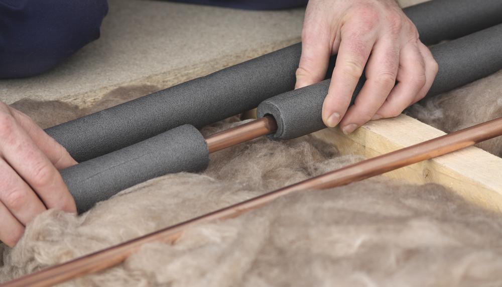 Tundra Pipe Wrap / Foam Pipe Insulation 1-1/8 in ID x 1/2 in Wall x 6 ft (PW118) - Image 2