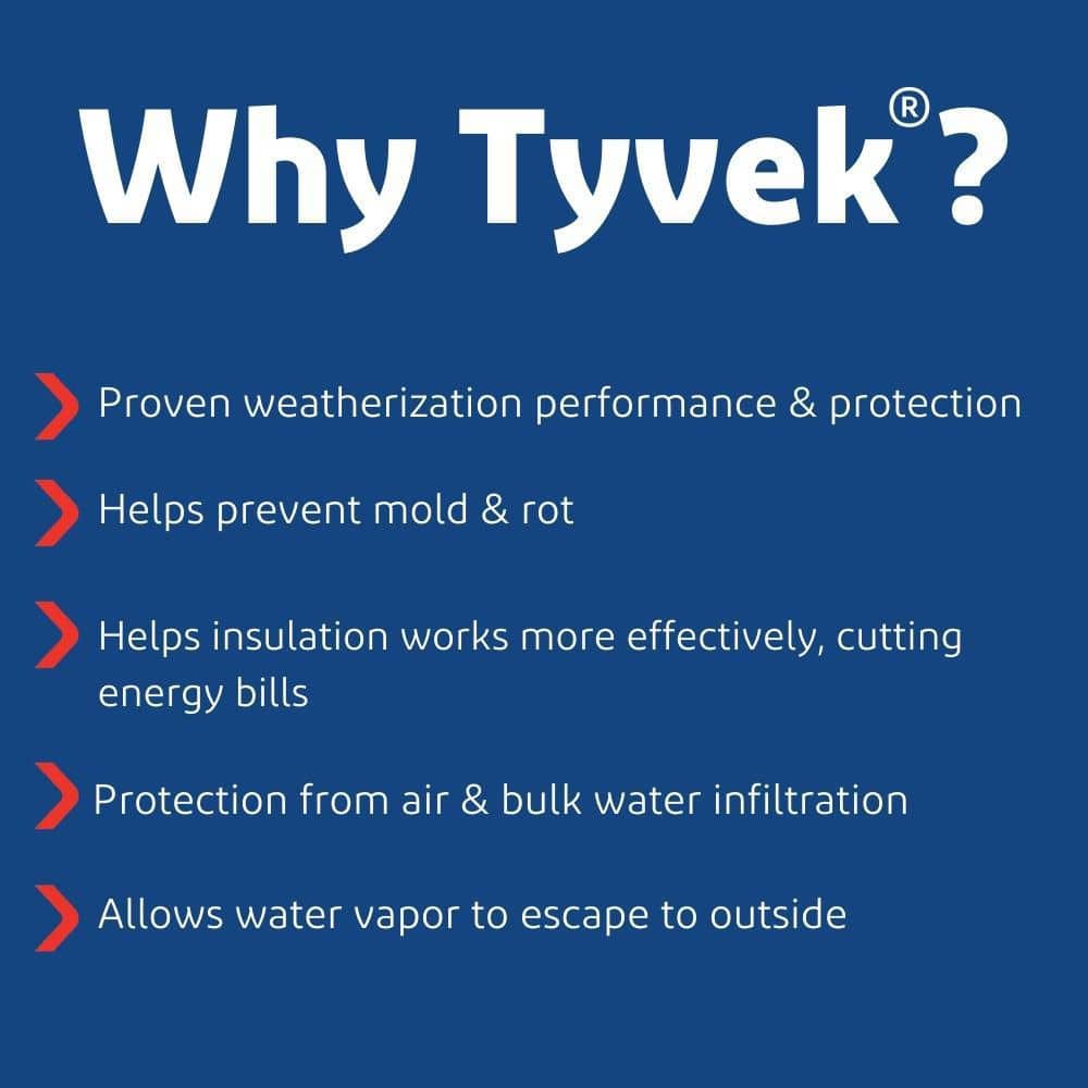 Tyvek HomeWrap Installation Tape, 2 in. x 164 ft Roll, White - Image 7