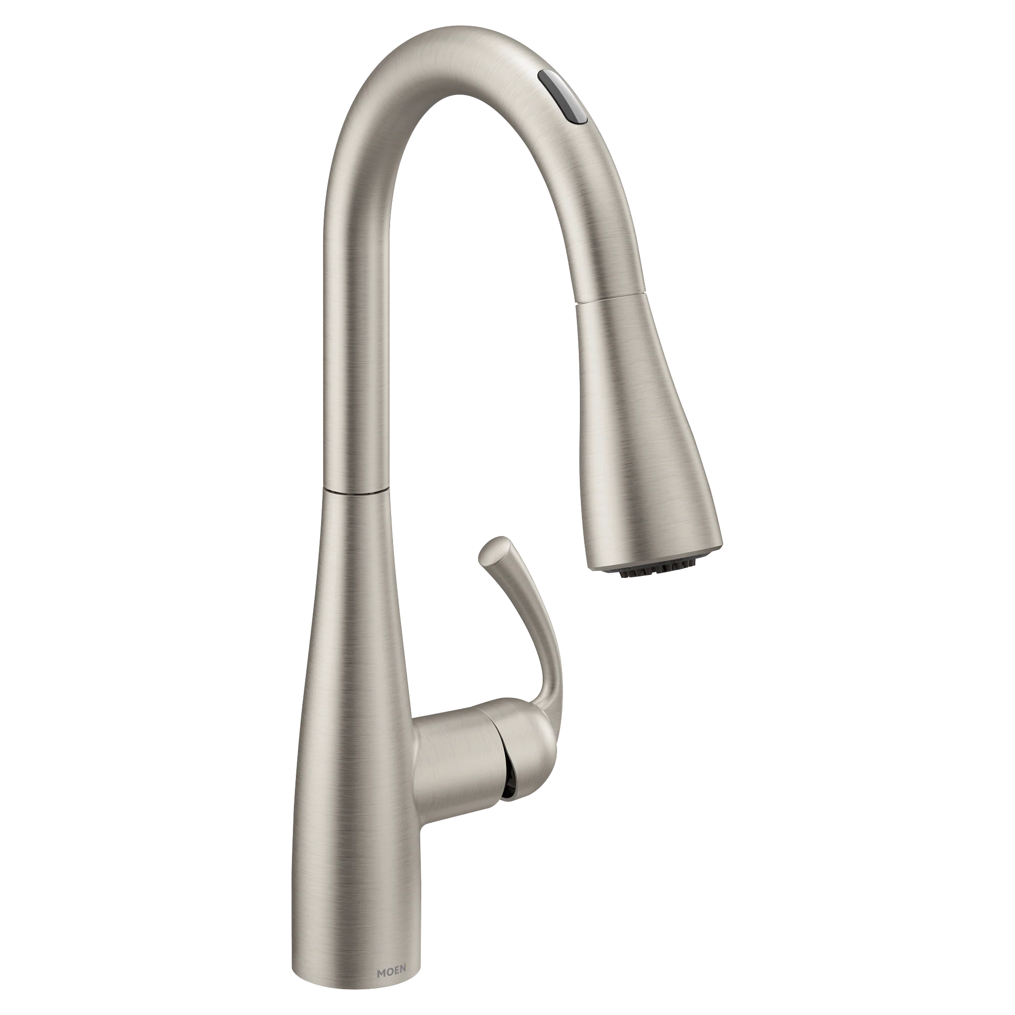 U by Moen Essie Single-Handle Pull-Down Sprayer Smart Kitchen Faucet with Voice Control, Spot Resist Stainless