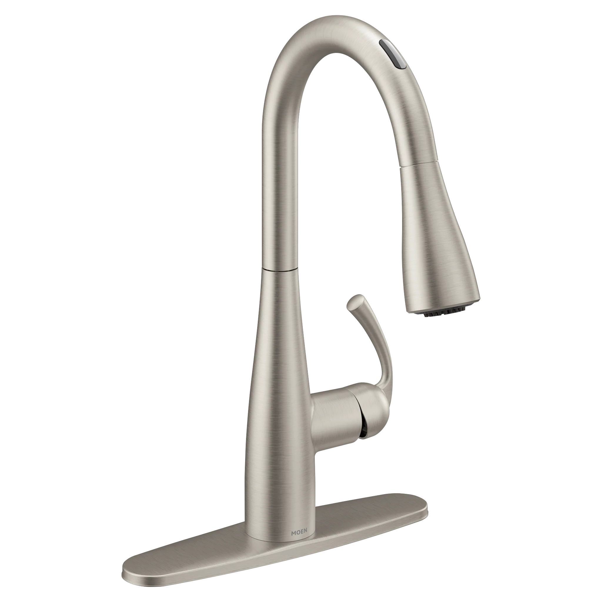 U by Moen Essie Single-Handle Pull-Down Sprayer Smart Kitchen Faucet with Voice Control, Spot Resist Stainless - Image 5