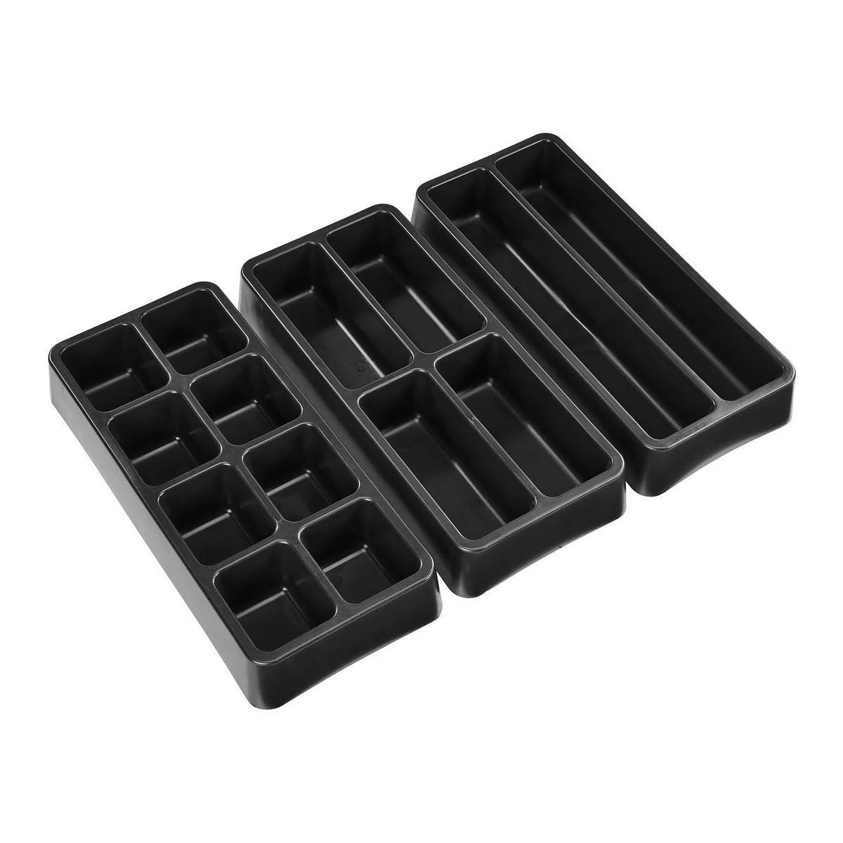 U.S. General 14-Compartment Drawer Organizer Set, 3 Pc.