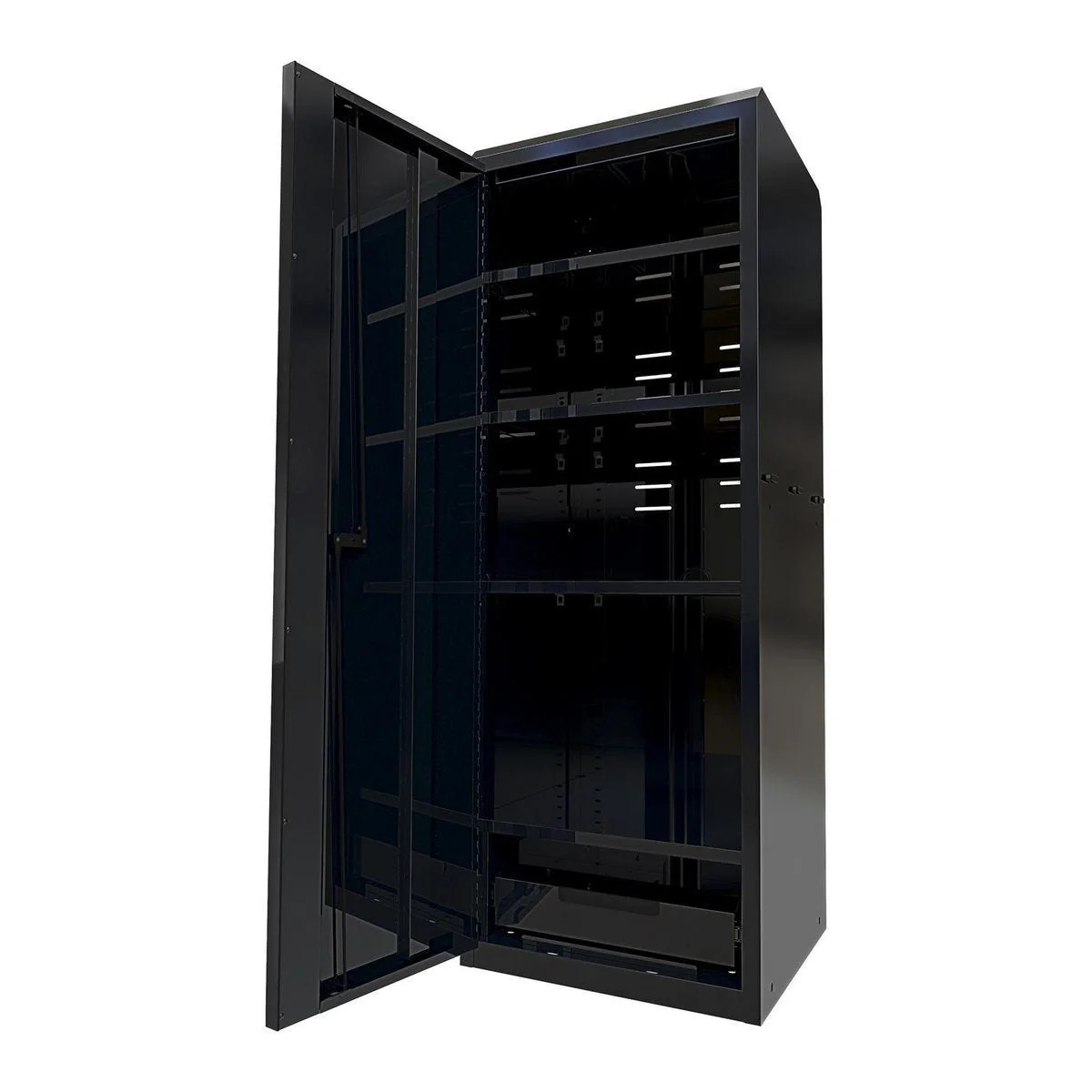 U.S. GENERAL 22 in. End Locker, Series 3, Black
