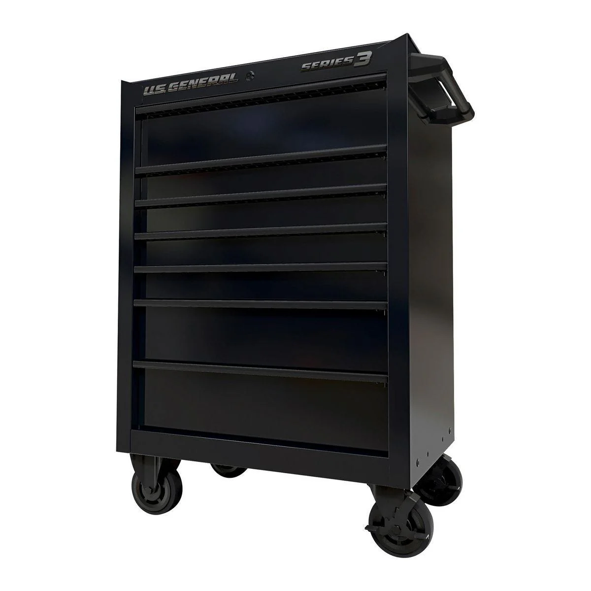 U.S. GENERAL 27 in. x 22 in. Roll Cab, Series 3, Black