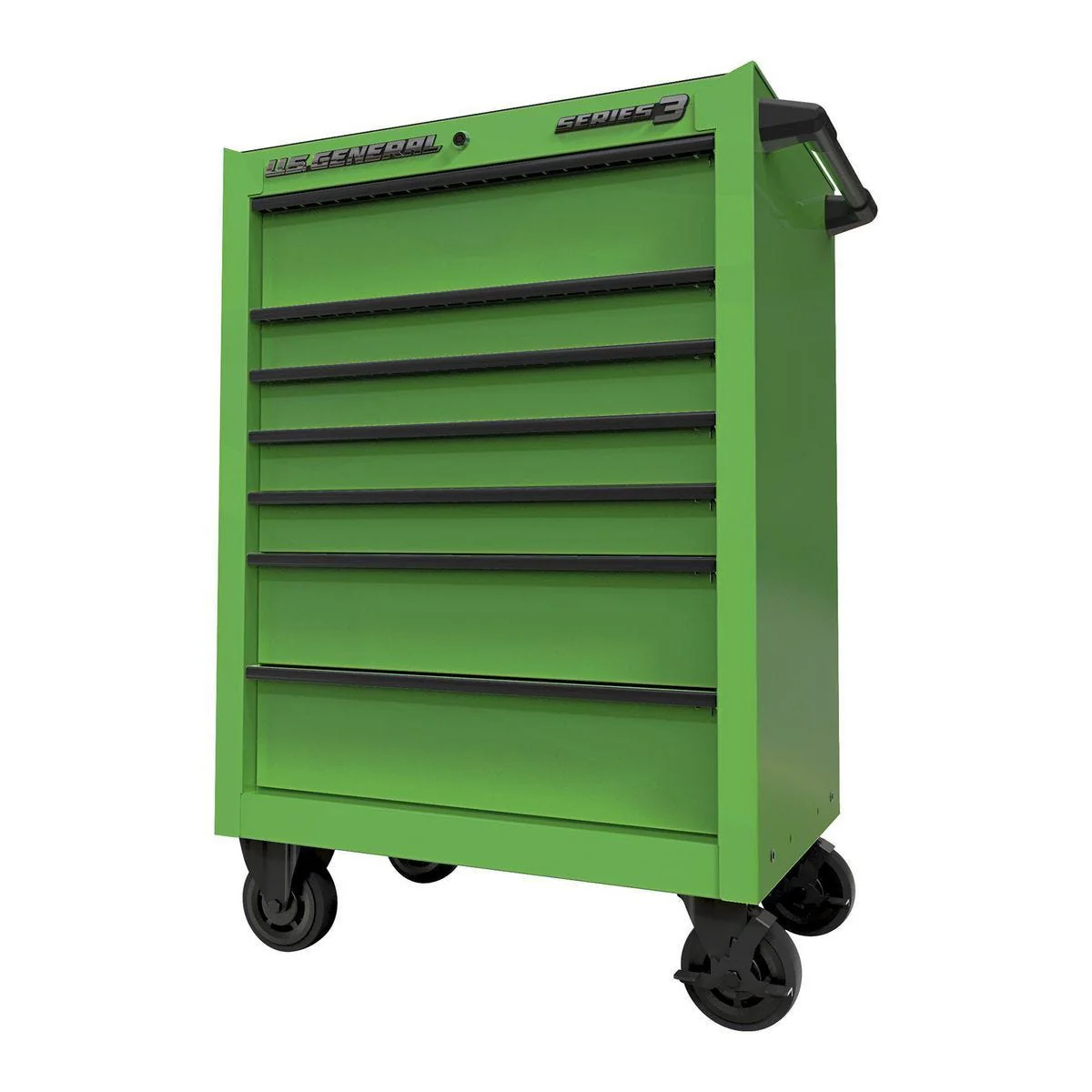 U.S. GENERAL 27 in. x 22 in. Roll Cab, Series 3, Green