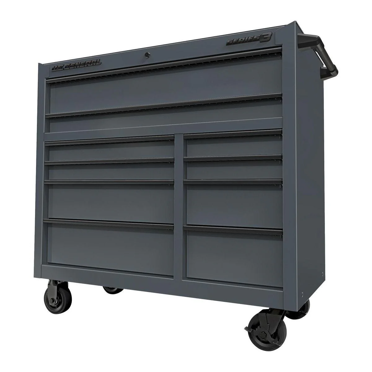 U.S. GENERAL 42 in. x 22 in. Roll Cab, Series 3, Slate Gray