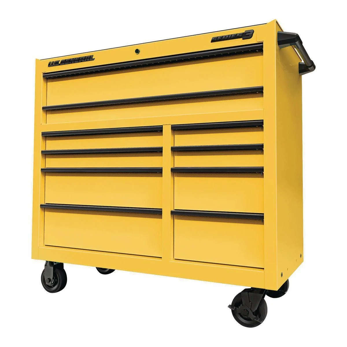 U.S. GENERAL 42 in. x 22 in. Roll Cab, Series 3, Yellow