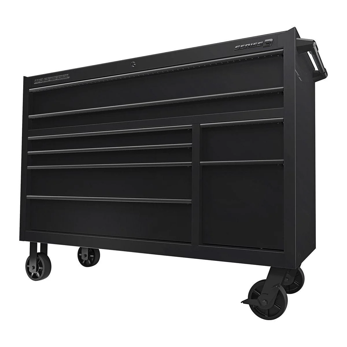 U.S. GENERAL 56 in. x 22 in. Roll Cab, Series 3, Black
