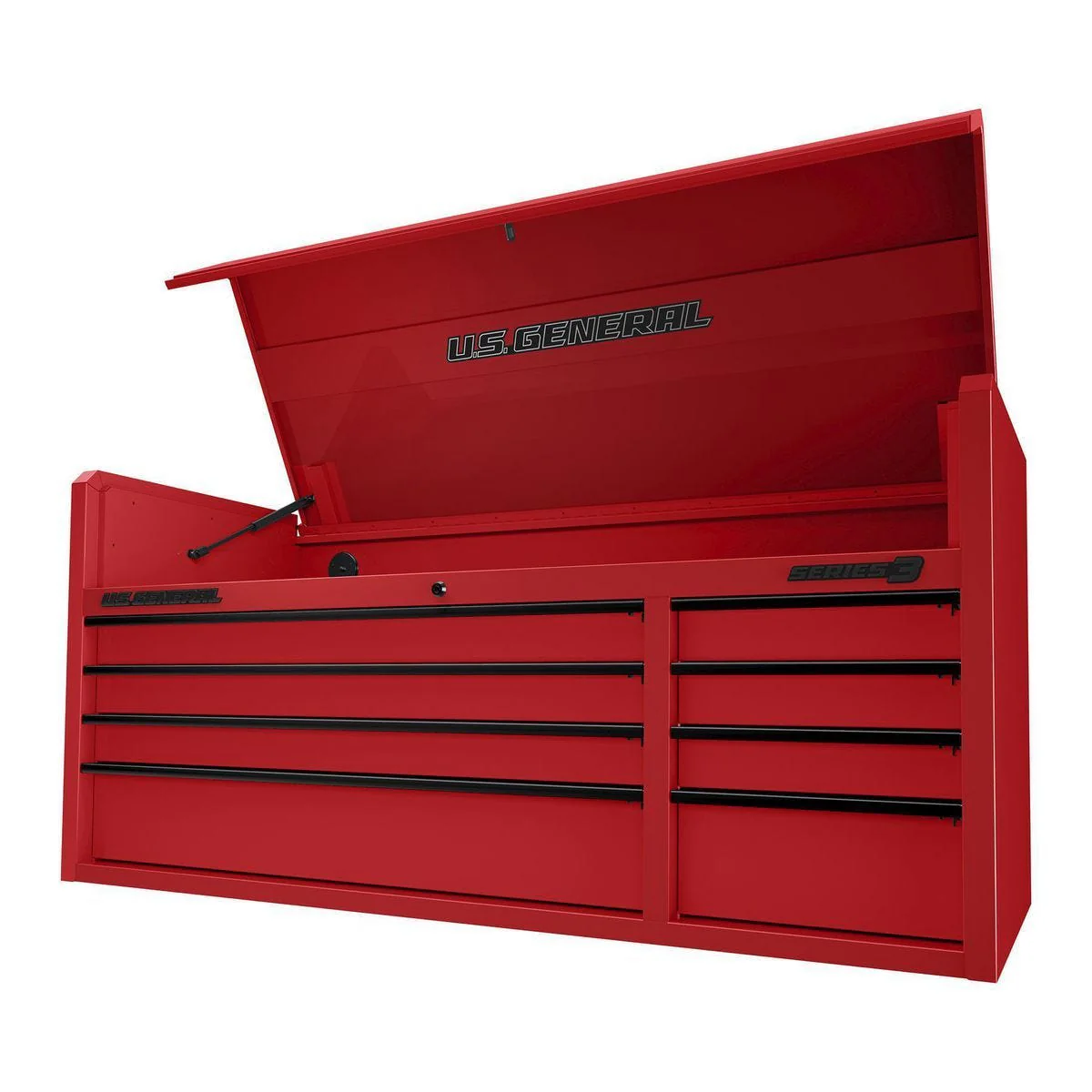 U.S. GENERAL 56 in. x 22 in. Top Chest, Series 3, Red