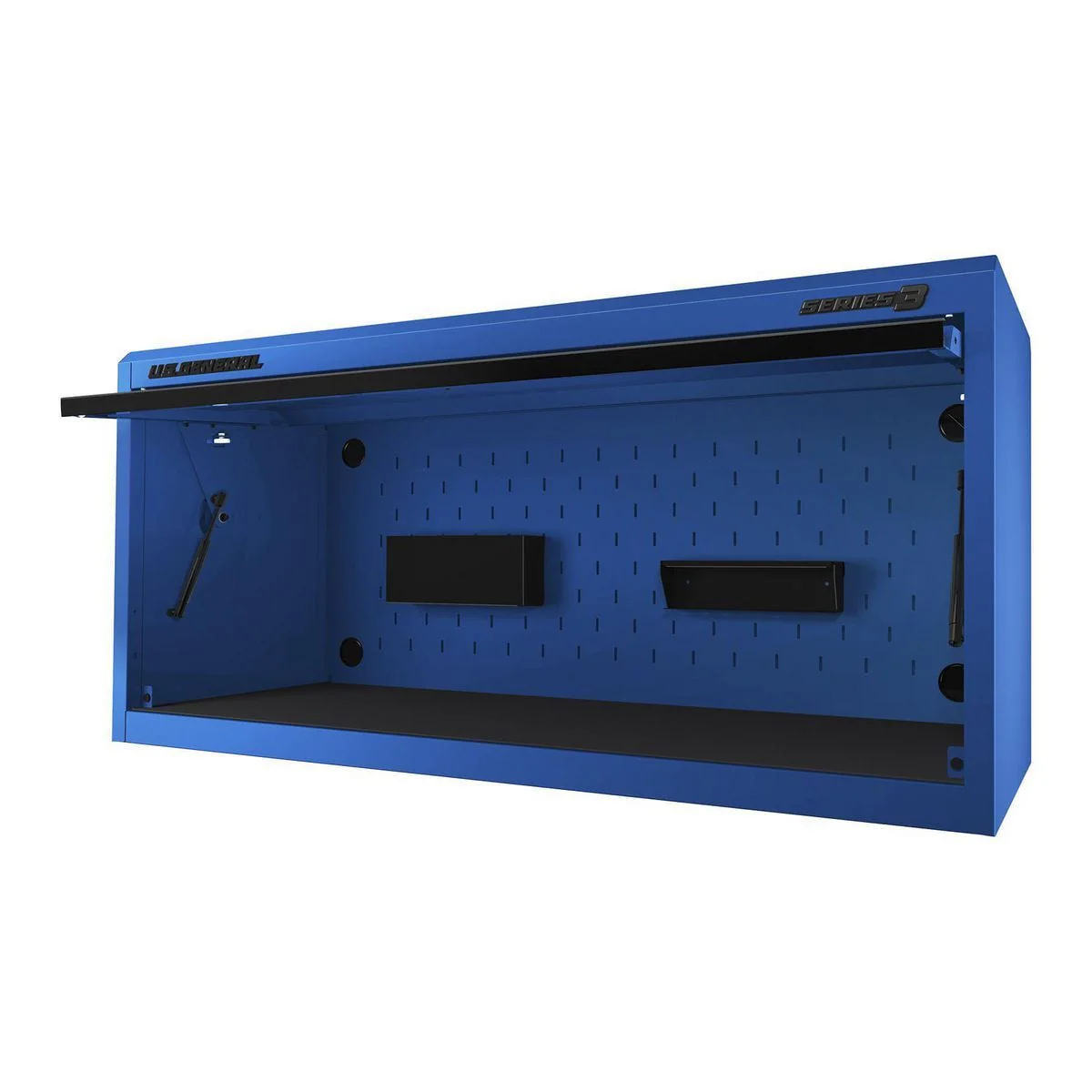 U.S. GENERAL 56 in. x 22 in. Work Center Hutch, Series 3, Blue