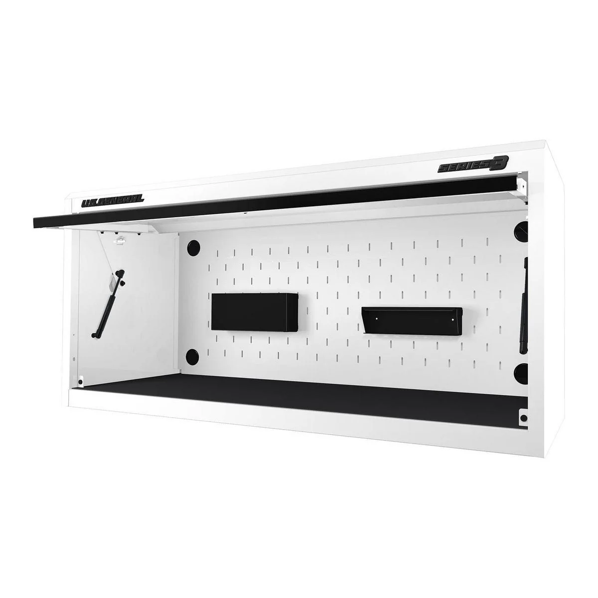 U.S. GENERAL 56 in. x 22 in. Work Center Hutch, Series 3, White