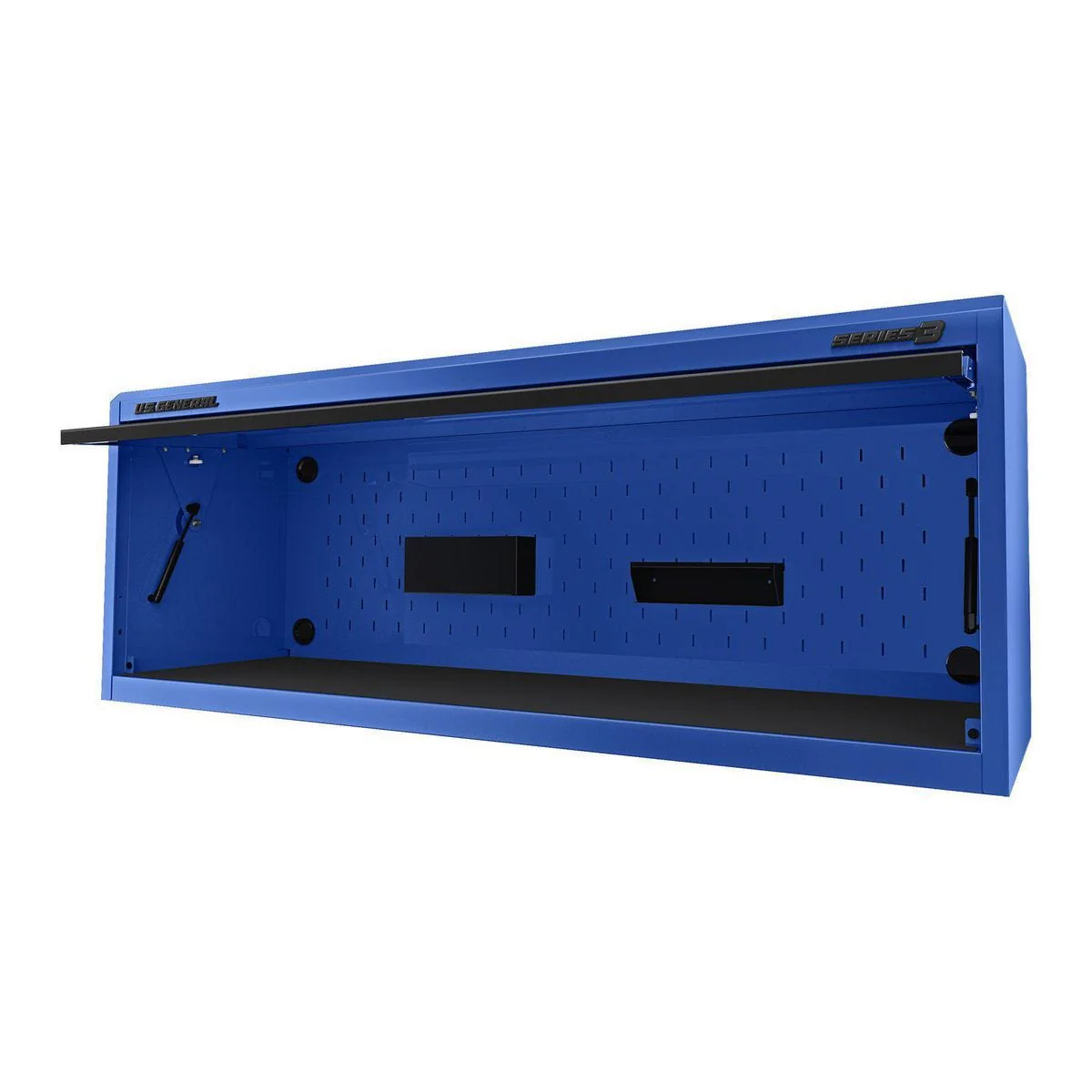 U.S. GENERAL 72 in. x 22 in. Work Center Hutch, Series 3, Blue