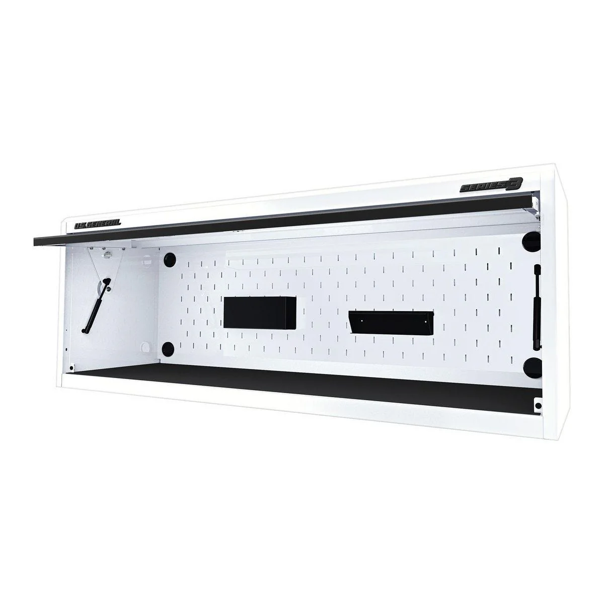 U.S. GENERAL 72 in. x 22 in. Work Center Hutch, Series 3, White