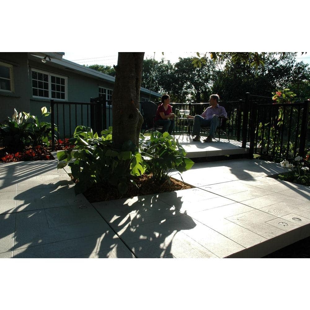 UDECX 10-ft x 10-ft Flint Grey Composite Patio Deck Starter Kit - Image 3