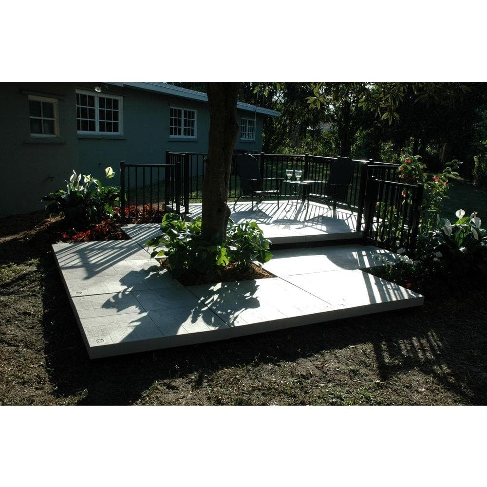 UDECX 10-ft x 10-ft Flint Grey Composite Patio Deck Starter Kit - Image 7