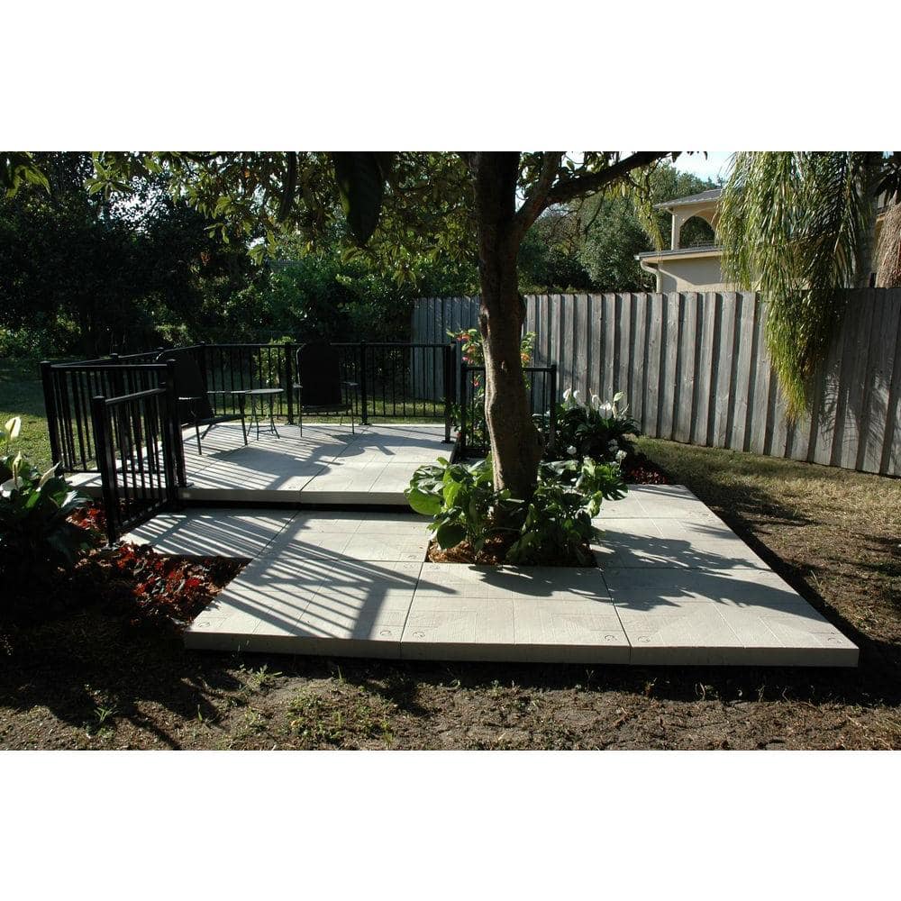 UDECX 10-ft x 10-ft Flint Grey Composite Patio Deck Starter Kit - Image 8
