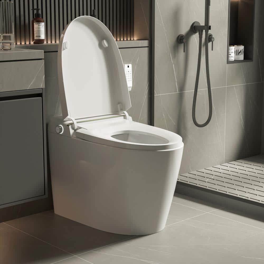 UKISHIRO Elongated Smart Bidet Toilet with Adjustable Sprayer Settings - Image 2