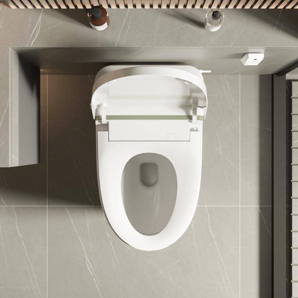 UKISHIRO Elongated Smart Bidet Toilet with Adjustable Sprayer Settings - Image 4
