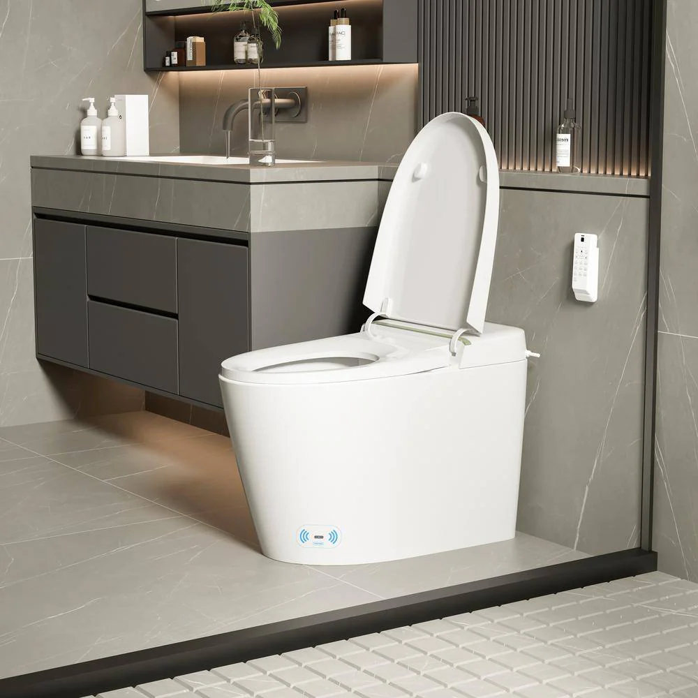 UKISHIRO Elongated Smart Bidet Toilet with Adjustable Sprayer Settings - Image 7
