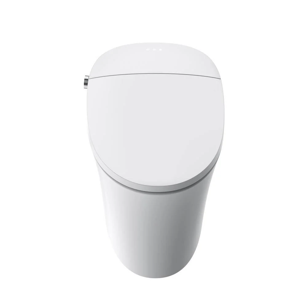 Unbranded ADA Compliant Smart Bidet Toilet - Dual Flush, Remote Control, White - Image 6