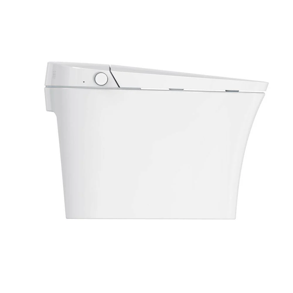 Unbranded ADA Compliant Smart Bidet Toilet - Dual Flush, Remote Control, White - Image 7