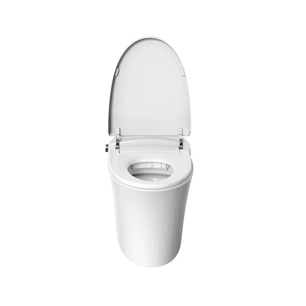 Unbranded ADA Compliant Smart Bidet Toilet - Dual Flush, Remote Control, White - Image 8