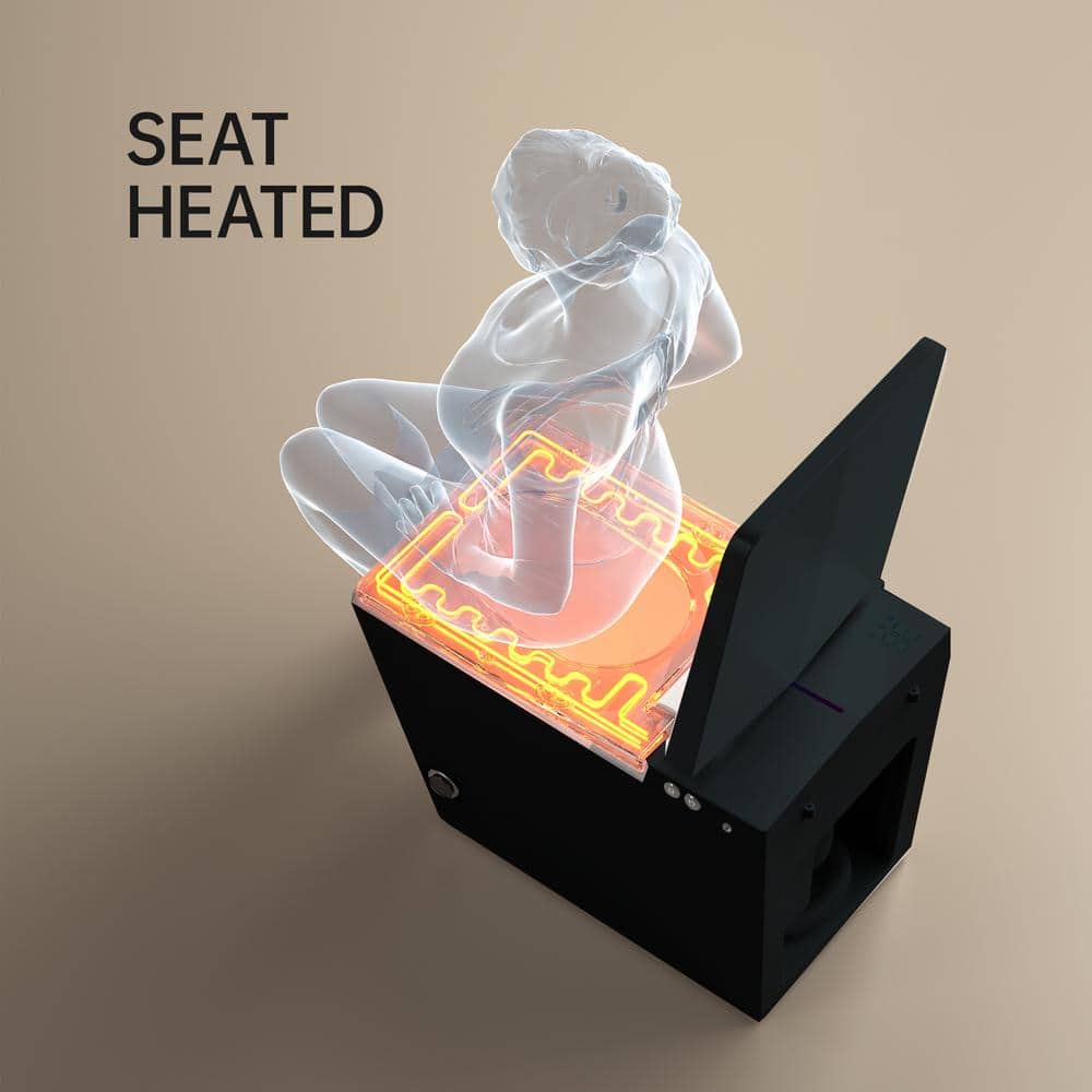 Unbranded Black Square Bidet Toilet with Heated Seat and Remote - Image 7