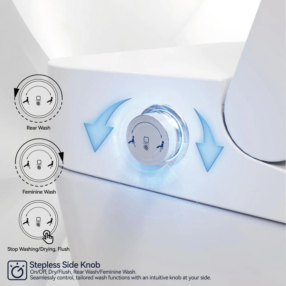 Unbranded Elongated Luxury Smart Bidet Toilet with Heated Seat & Automatic Flush - Image 6