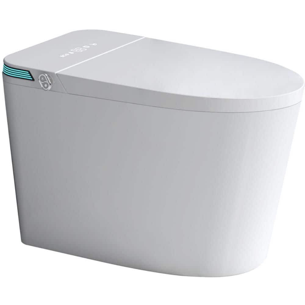 Unbranded Luxury Intelligent Smart Toilet 1.28 GPF in White with Auto Open/Close Feature