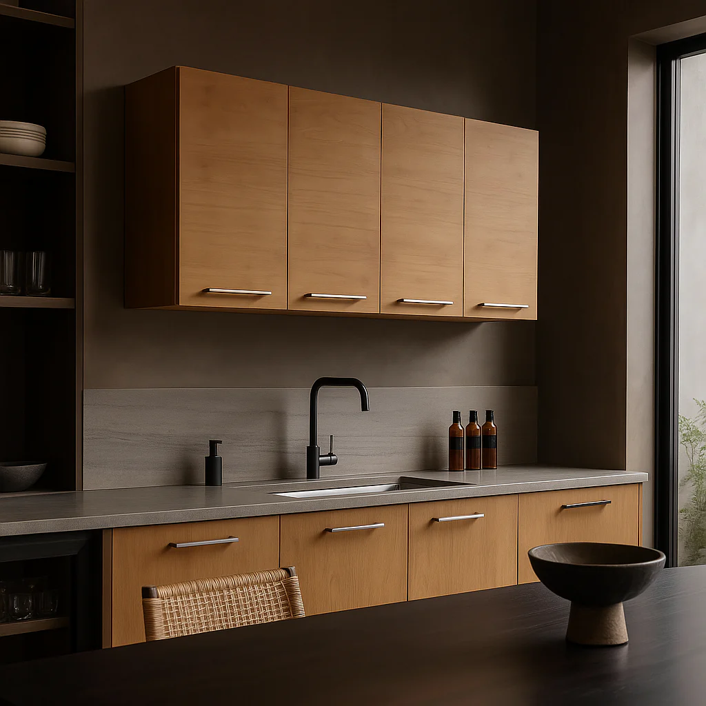Unbranded Natural Oak Wall Kitchen Cabinet - 47" x 13" x 23" - Image 2